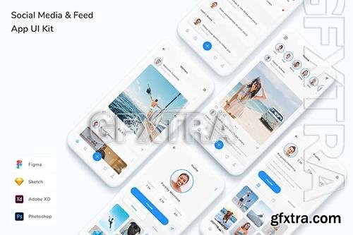 Social Media & Feed App UI Kit VFMD8F6