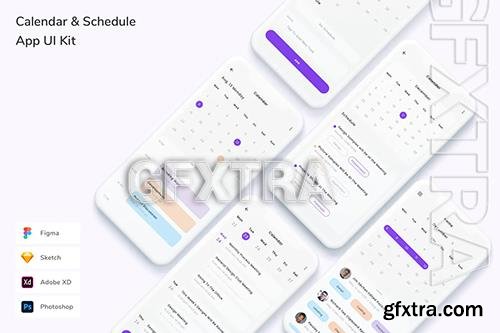 Calendar & Schedule App UI Kit AYXFC9C