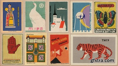 Matchbox Label Techniques: Illustration, Vintage Design & Print Textures