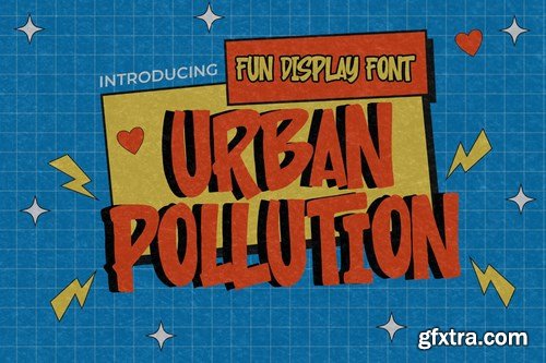 Urban Pollution - Fun Display Font