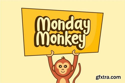 Monday Monkey Font