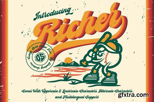 Richer - Vintage Bold Script Font