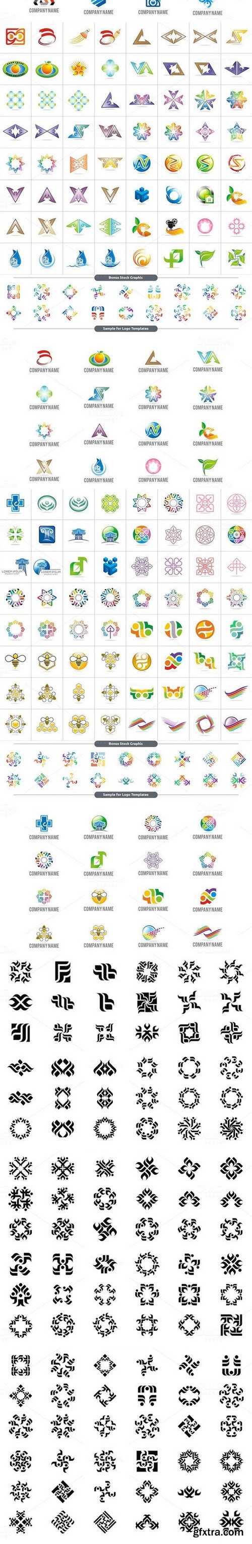 1000 Logos Stock Graphic