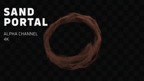 Videohive - Sand Portal 4K - 34213051 - 34213051