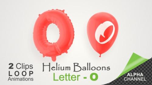 Videohive - Balloons With Letter – O - 34213066 - 34213066