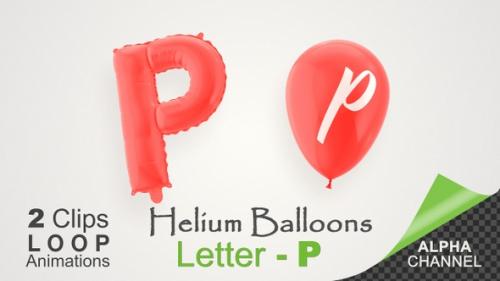 Videohive - Balloons With Letter – P - 34213404 - 34213404