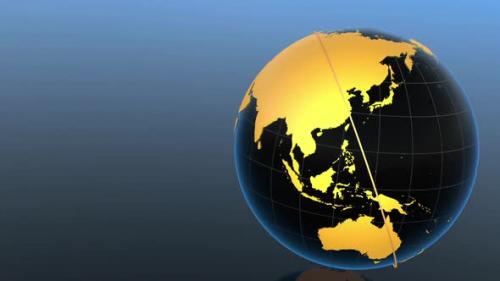 Videohive - Black Friday Globe Loop - 34215512 - 34215512