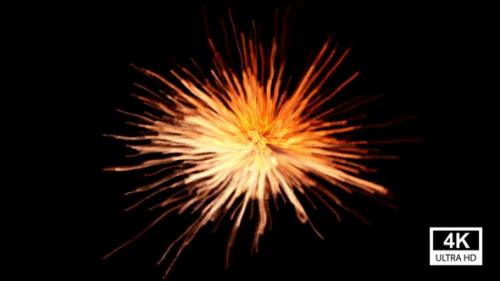 Videohive - Fire Fireworks Slow Motion 4K - 34229555 - 34229555