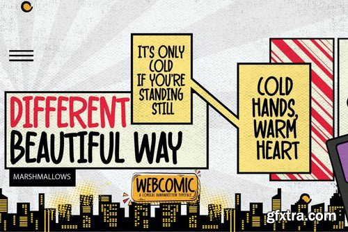 Webcomic - Comical Handwritten Typeface