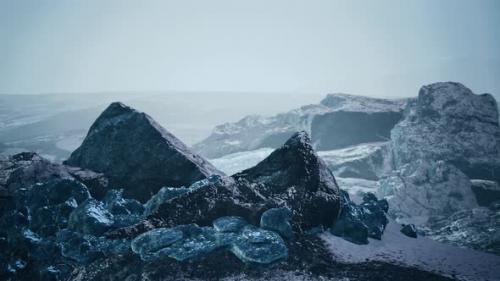 Videohive - Snow Ice and Rocks at Northern Landscape - 34249755 - 34249755