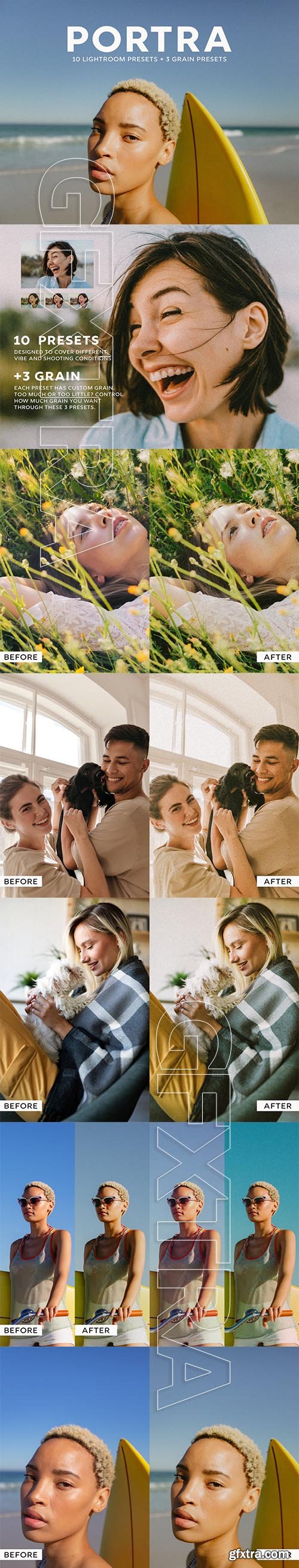 CreativeMarket - 10 Kodak Porta Lightroom Presets 6486682