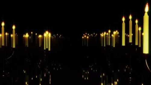 Videohive - Flying In Candlestick Night 01 HD - 34280016 - 34280016