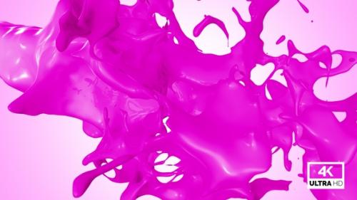 Videohive - Pink Paint Jet Stream Splash V4 - 34280048 - 34280048