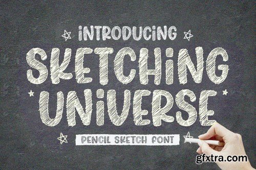 Sketching Universe - Pencil Sketch Font