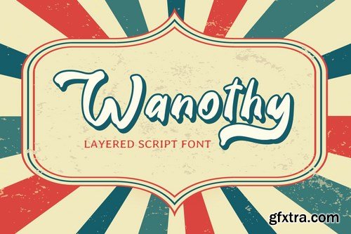 Wanothy - Vintage Font