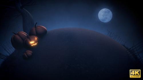 Videohive - Halloween Night Background - 34298600 - 34298600