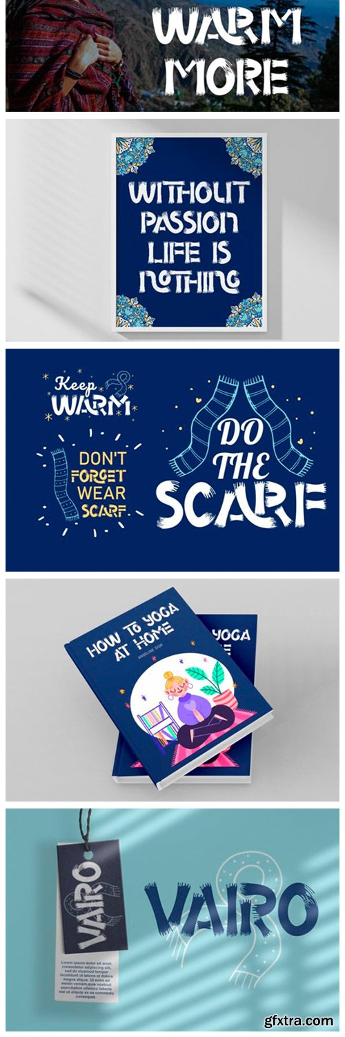 Scarf Bandana Font