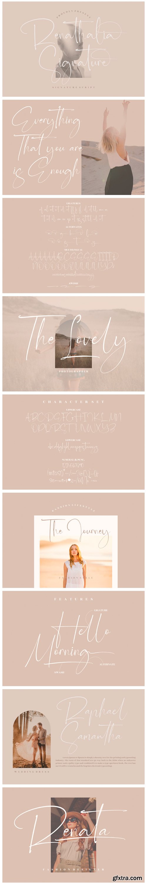 Renathalia Signature Font