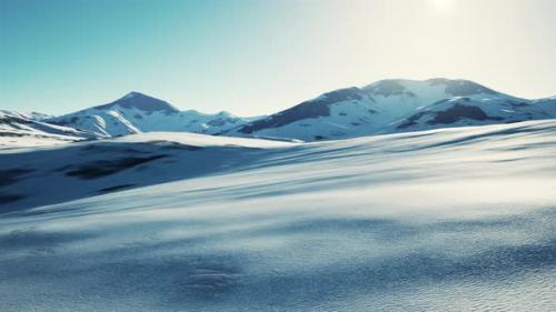 Videohive - Snow Covered Volcanic Crater in Iceland - 34328694 - 34328694