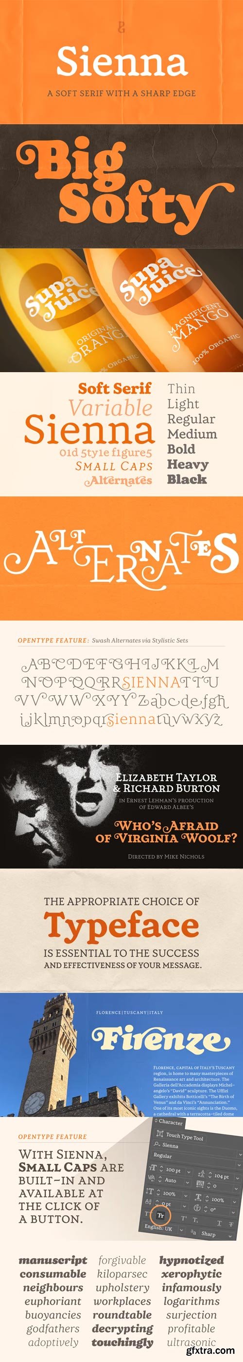 Sienna Font Family