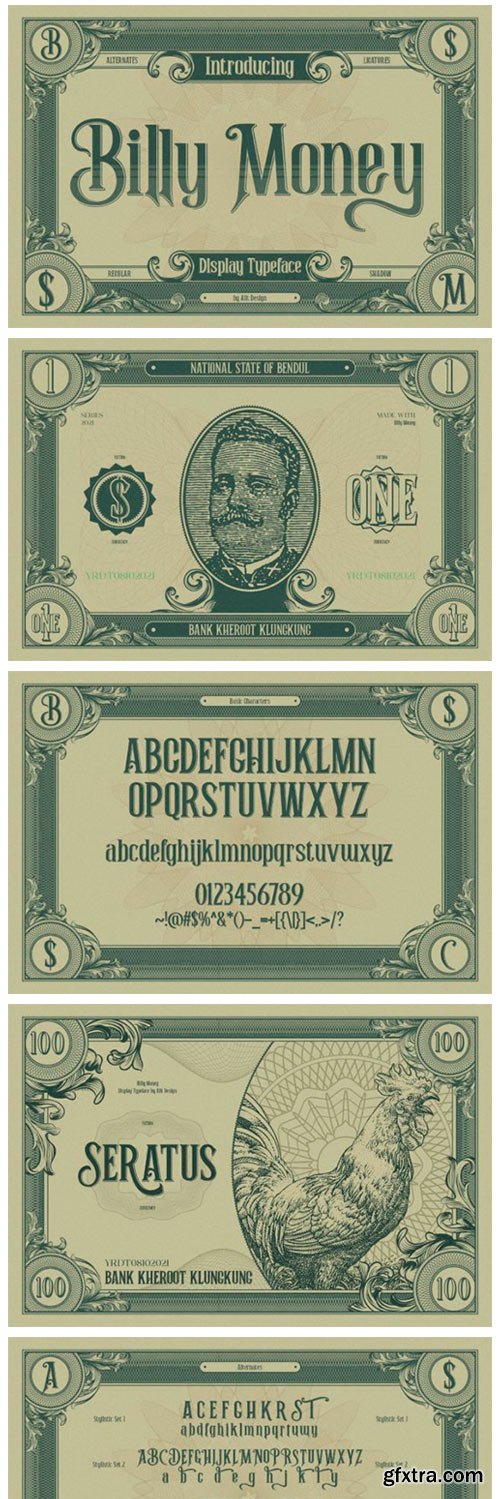 Billy Money Font