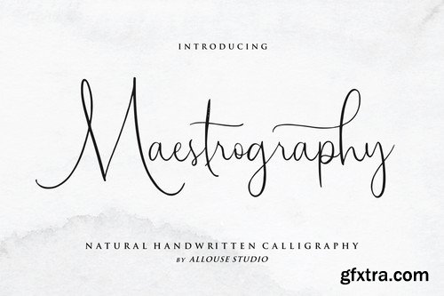 Maestrography Handwritten Font