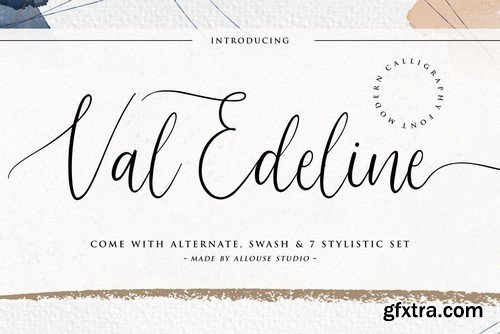 Val Edeline Calligraphy Font