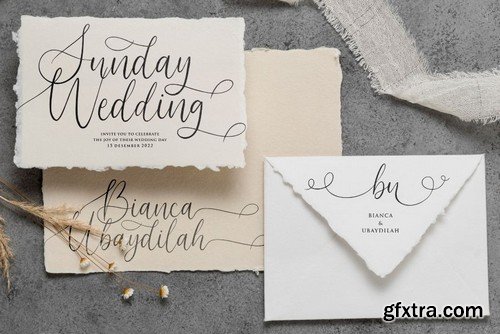 Val Edeline Calligraphy Font