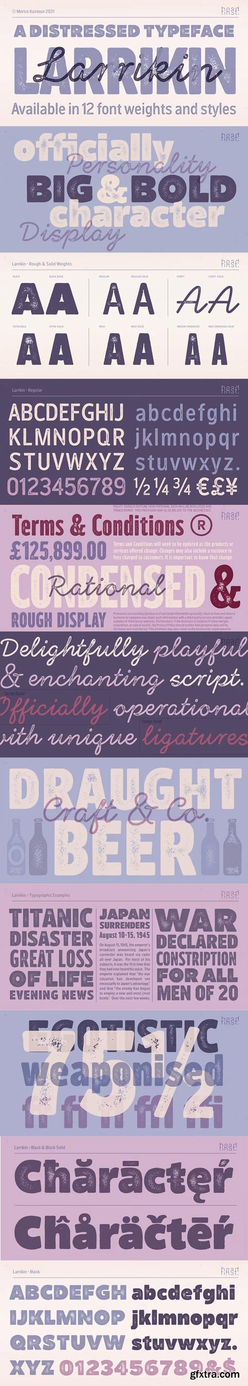 Larrikin Font Family