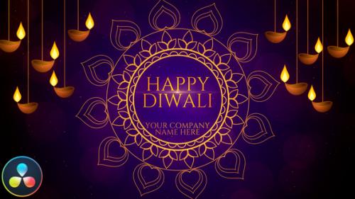 Videohive - Diwali Wishes - DaVinci Resolve - 34324334 - 34324334