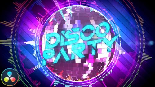 Videohive - Disco Party Opener - DaVinci Resolve - 34324443 - 34324443