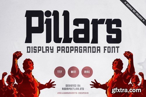 Pillars Display Font