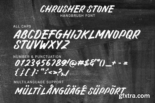 Chrusher Stone Font