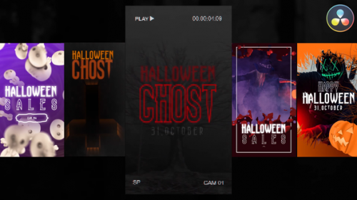 Videohive - Halloween Scary Instagram Stories - 34378057 - 34378057