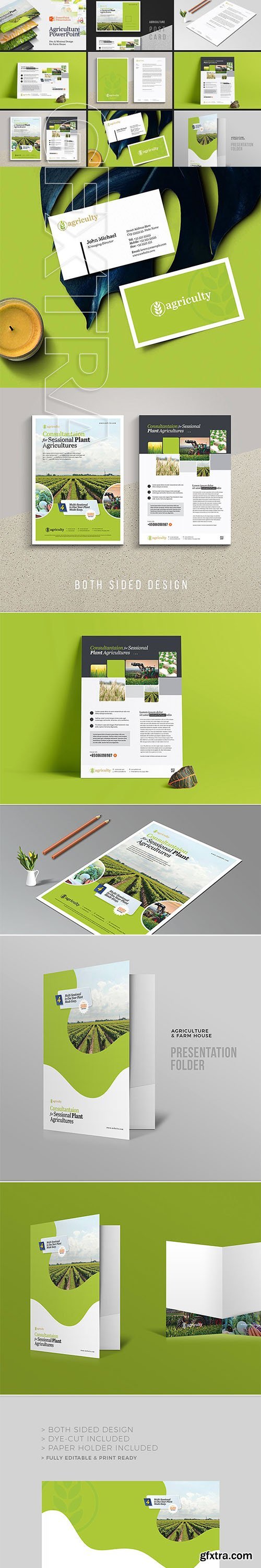 CreativeMarket - Agriculture Farm House Identity 3075937