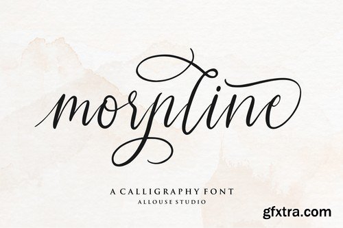 Morpline Calligraphy Font