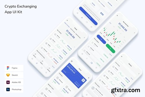 Crypto Exchanging App UI Kit