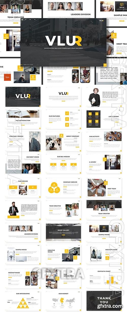 Vlur - Business Presentation Powerpoint, Keynote and Google Slides Template  
