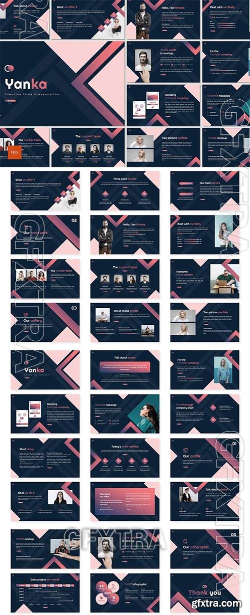 Yanka - Creative Powerpoint, Keynote and Google Slides Template  