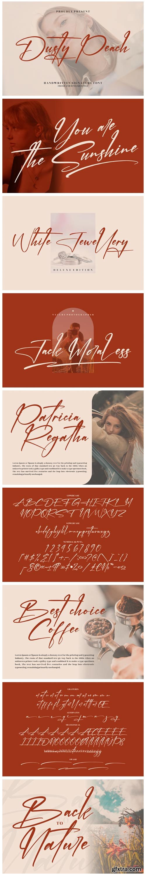 Dusty Peach Font