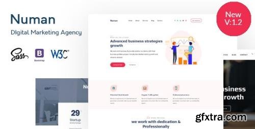 ThemeForest - Numan v1.3 - Digital & Marketing Agency HTML Template - 23022872