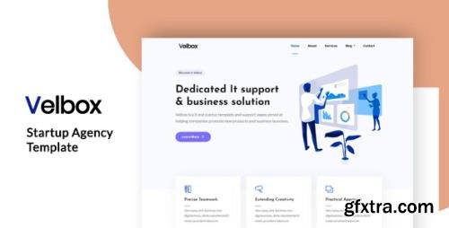 ThemeForest - Velbox v1.0 - Startup & Sass Template - 24594206