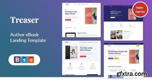 ThemeForest - Treaser v1.6 - Author eBook landing Template + RTL - 24748384