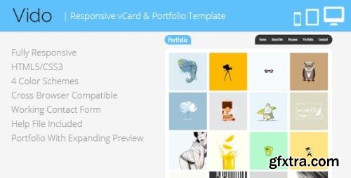 ThemeForest - Vido v1.0 - vCard Template - 4755004