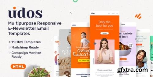 ThemeForest - Udos v1.0 - Multipurpose Responsive E-Newsletter Email Templates - 34158790