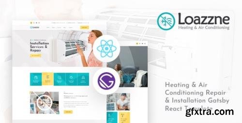 ThemeForest - Loazzne v1.0 - Gatsby React Heating & Air Conditioning Services Template - 34080900