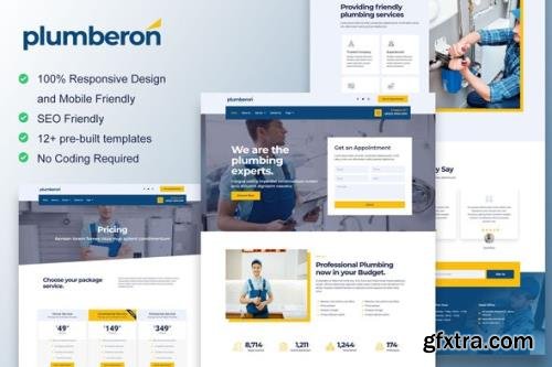 ThemeForest - Plumberon v1.0.0 - Plumbing Service Elementor Template Kit - 34327886