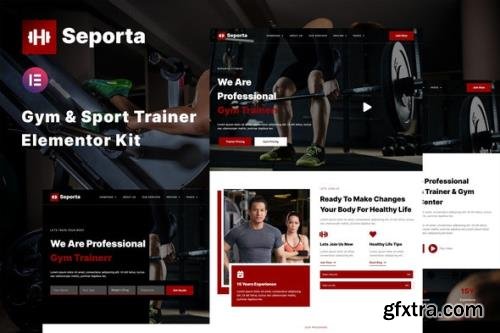 ThemeForest - Seporta v1.0.0 - Gym & Fitness Elementor Template Kit - 34288066