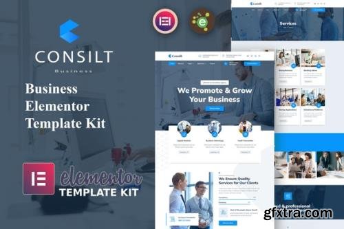 ThemeForest - Consilt v1.0.0 - Business & Consulting Elementor Template Kit - 34364817