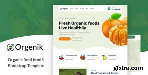 ThemeForest - Orgenik v1.0 - Organic Food HTML5 Template (Update: 24 July 20) - 27278629